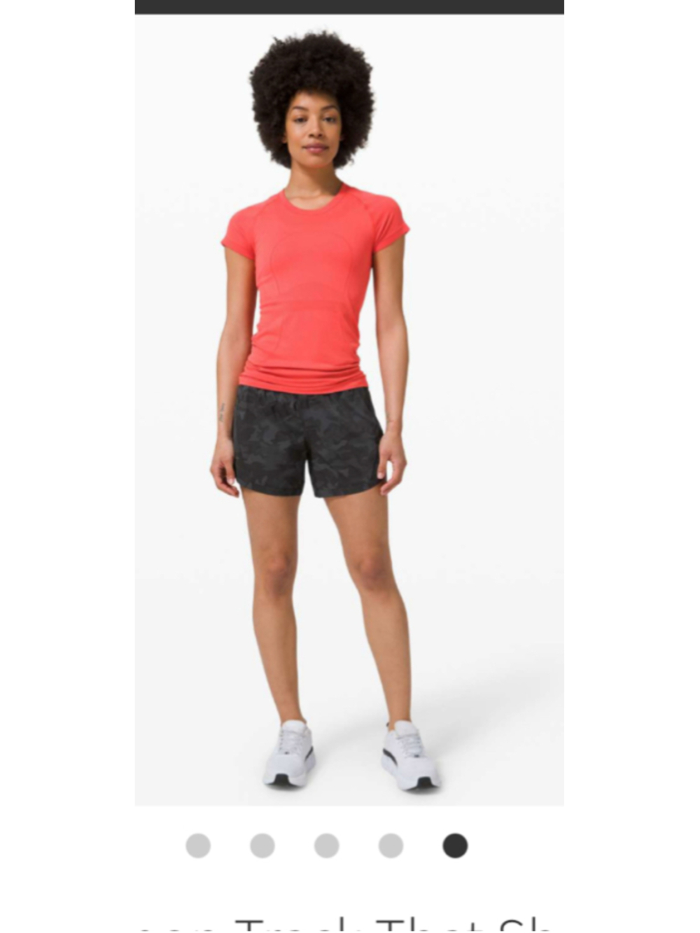 Lululemon Track That Short 5"
Incognito Camo Multi Grey size 14